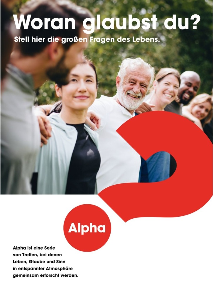 Woran glaubst du? Stell hier die großen Fragen des Lebens. Alpha-Kurs in Belm